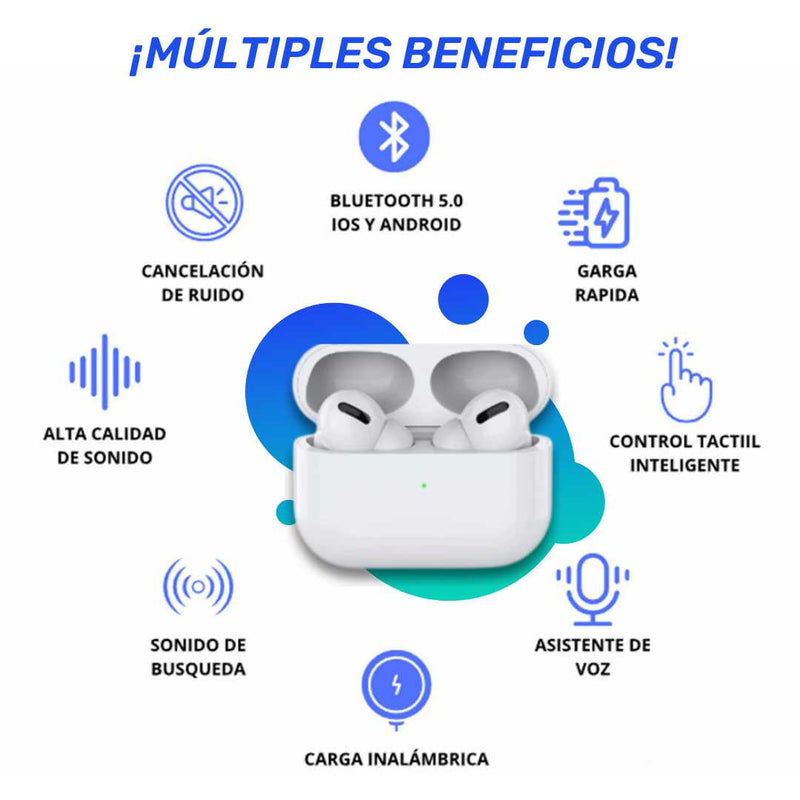 ÚLTIMO DÍA DE OFERTA - AirPods Pro 2 ALTA GAMA ANC®️/ LAYARD + Spotify GRATIS